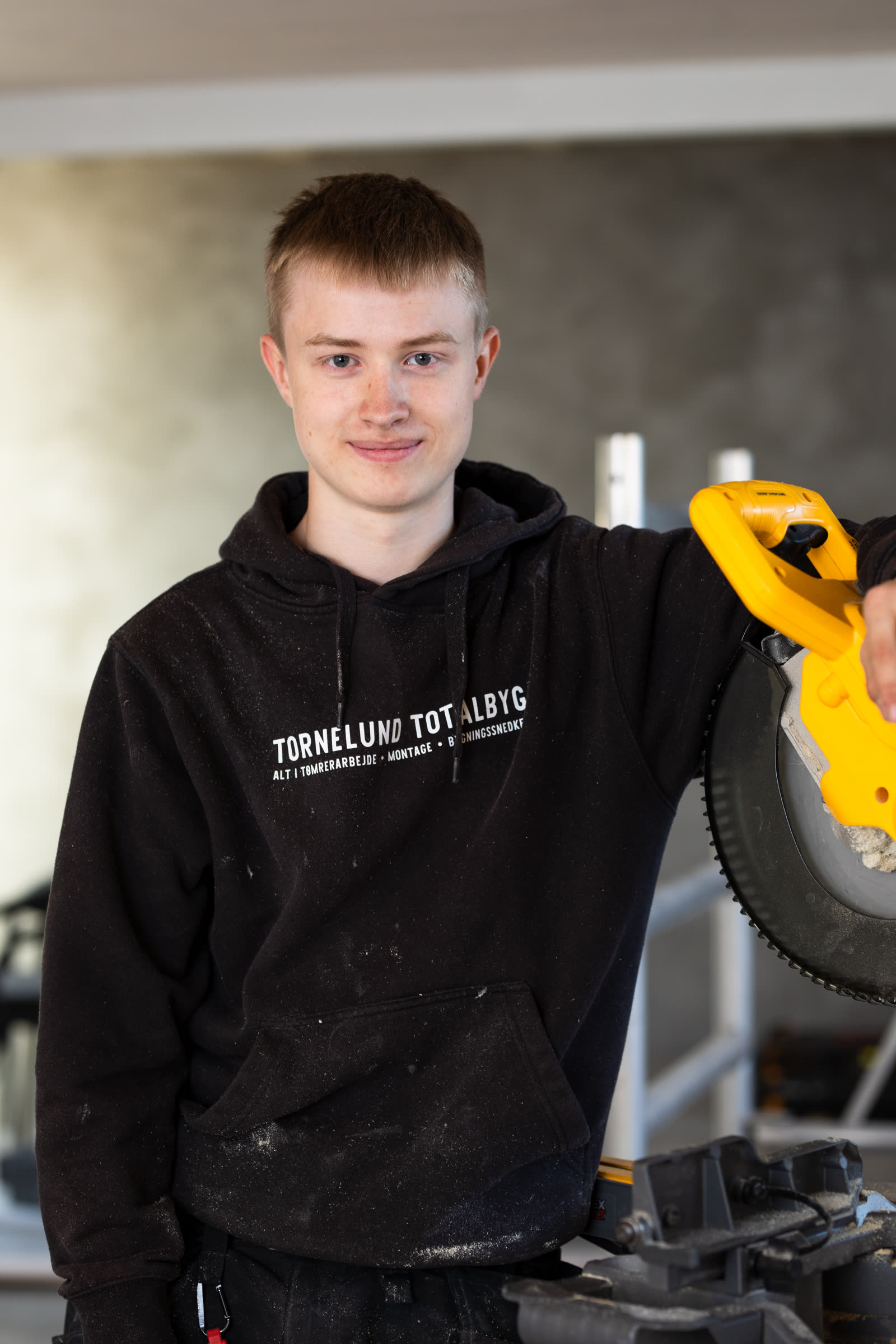 Tornelund tømrer ved arbejde